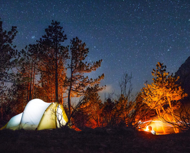 campground Hatfield McCoy Trails