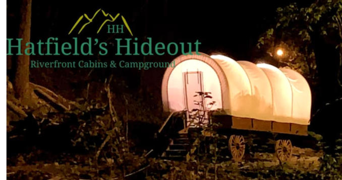 Hatfield's Hideout Campground serving the Hatfield McCoy Trail System